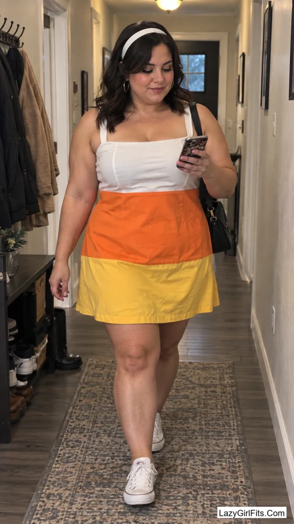 A Bag of Candy Corn With Legs