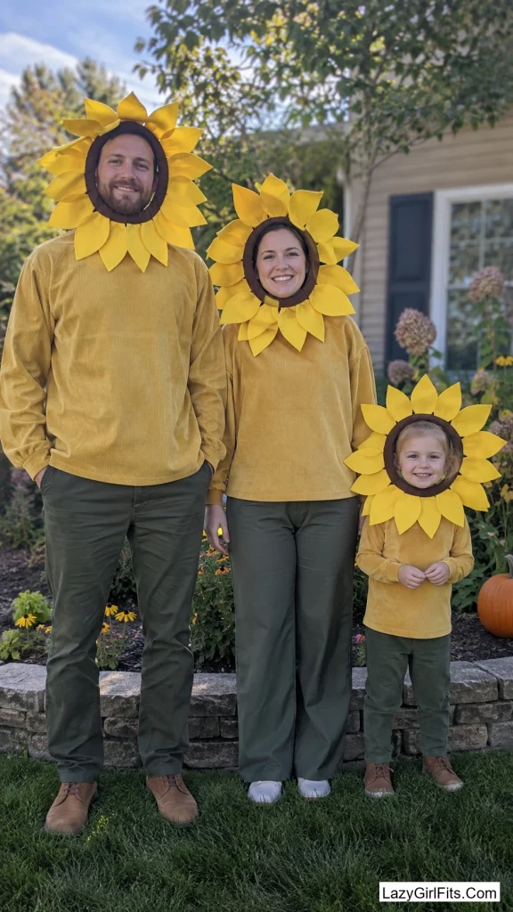 A Trio of Sunflowers