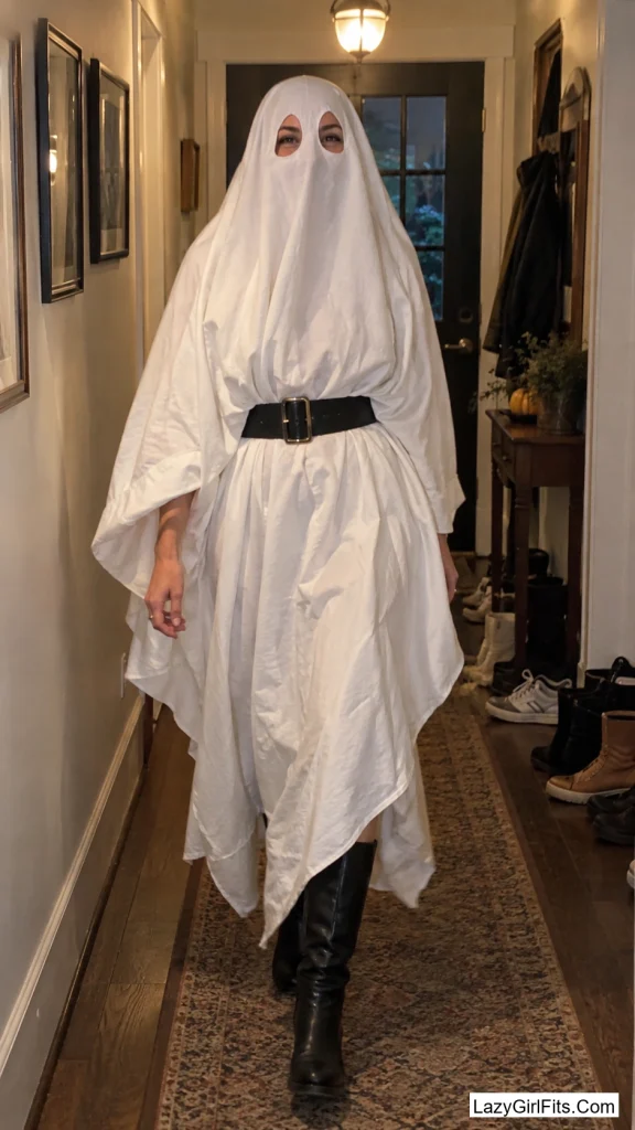 A White Sheet Reimagined as a Ghost Who Dresses Well