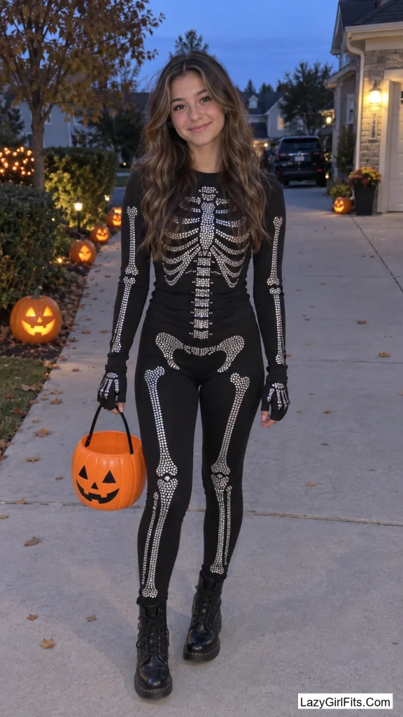 Bedazzled Skeleton Two-Piece