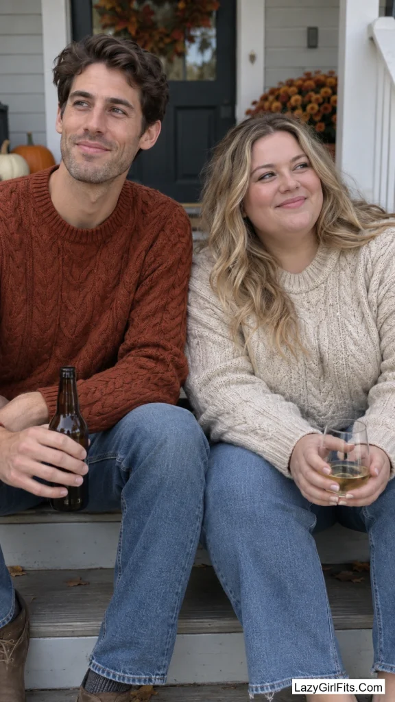 Cable Knit Sweaters, Coordinating Colors
