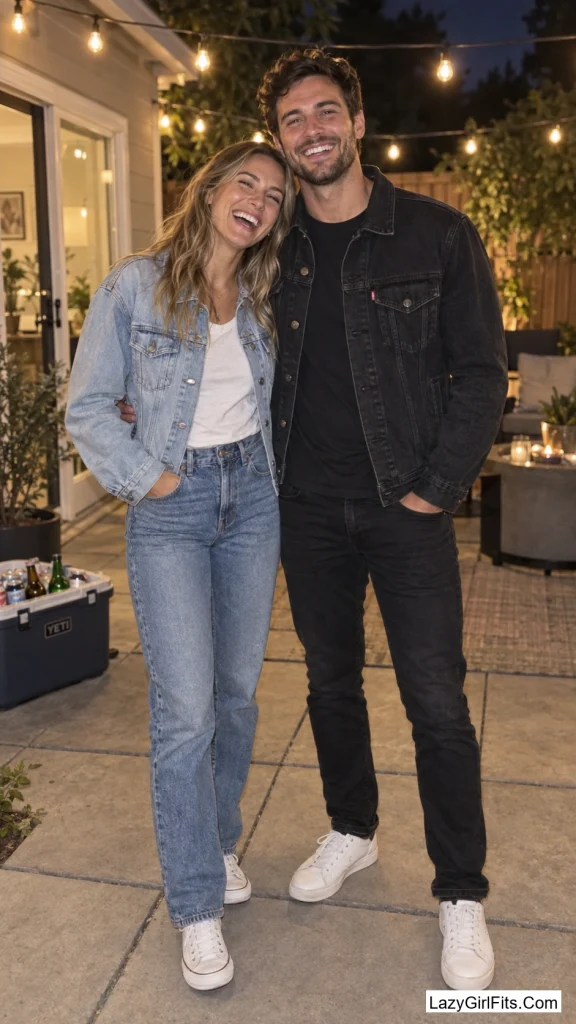 Denim-on-Denim, His and Hers Wash