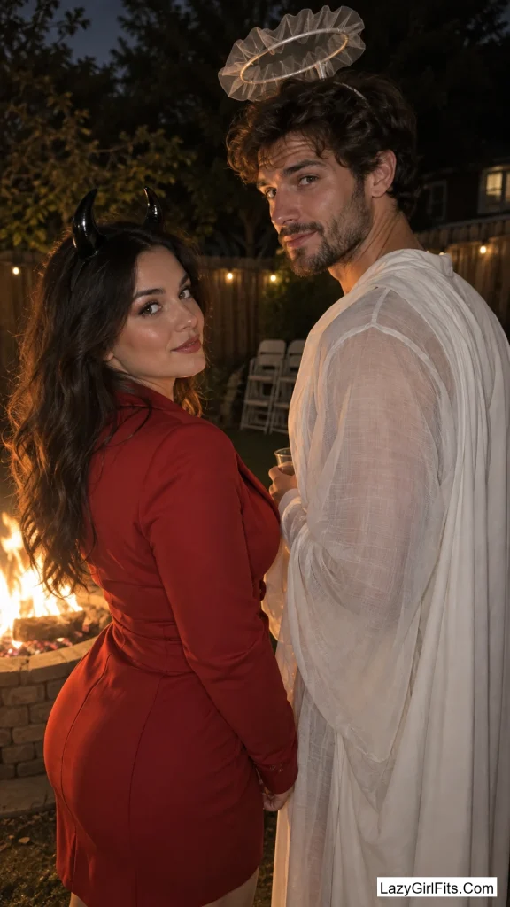 Devil in Red Tailoring, Angel in White Draping
