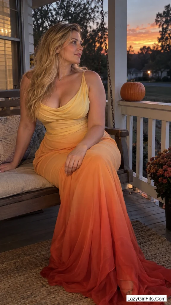 Golden Hour Sunset Gown
