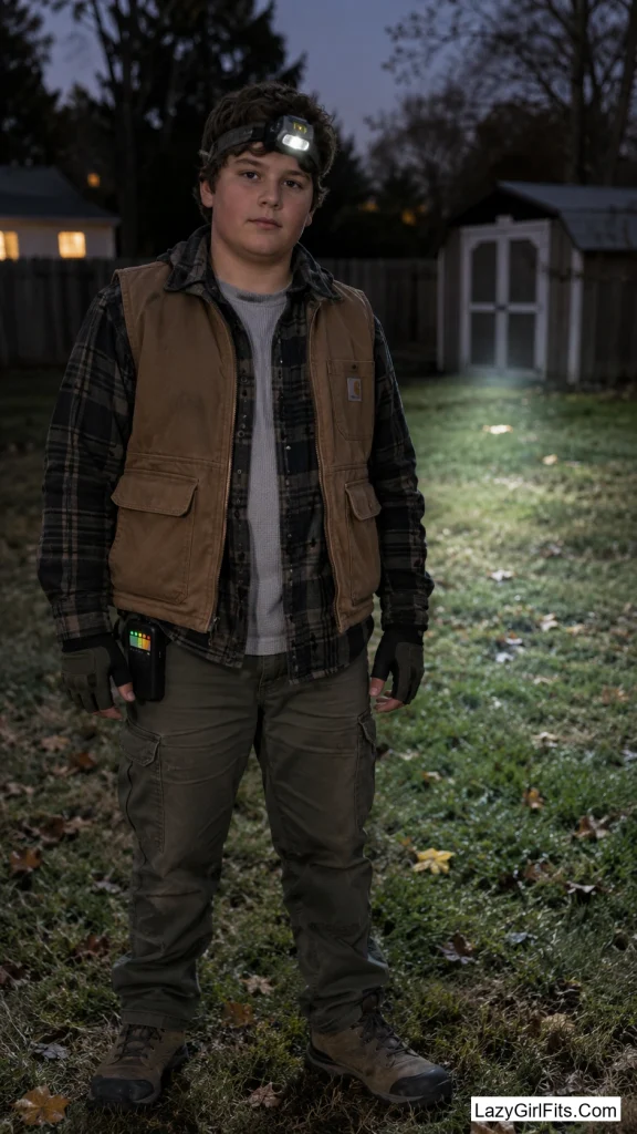 Layered Flannel Ghost Hunter