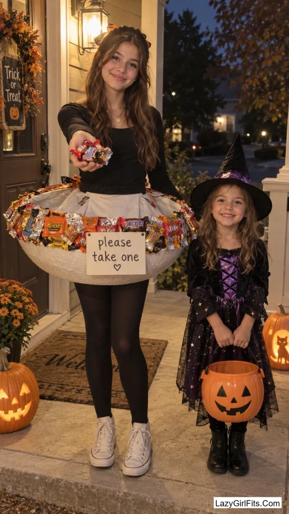 Leftover Halloween Candy Bowl