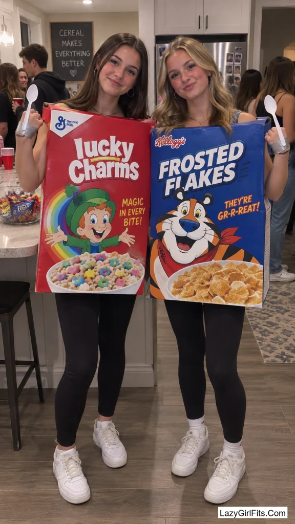 Life-Size Cereal Box Duo