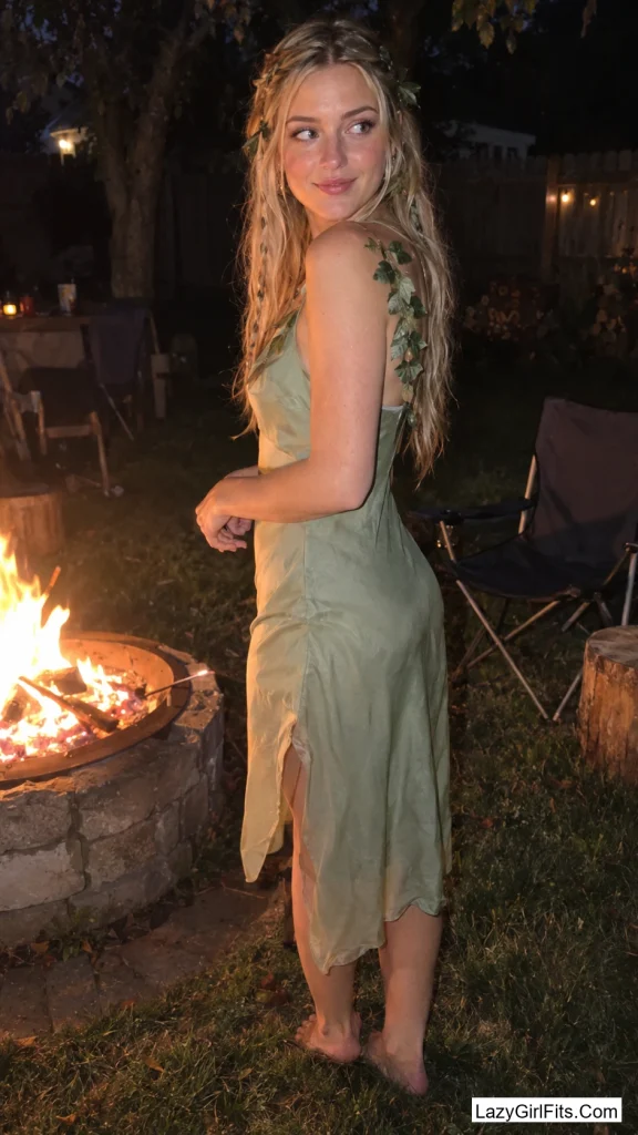 Moss-and-Petal Woodland Fairy