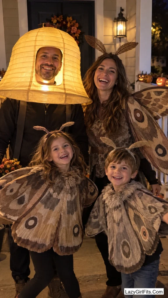 Moths Circling the Porch Light