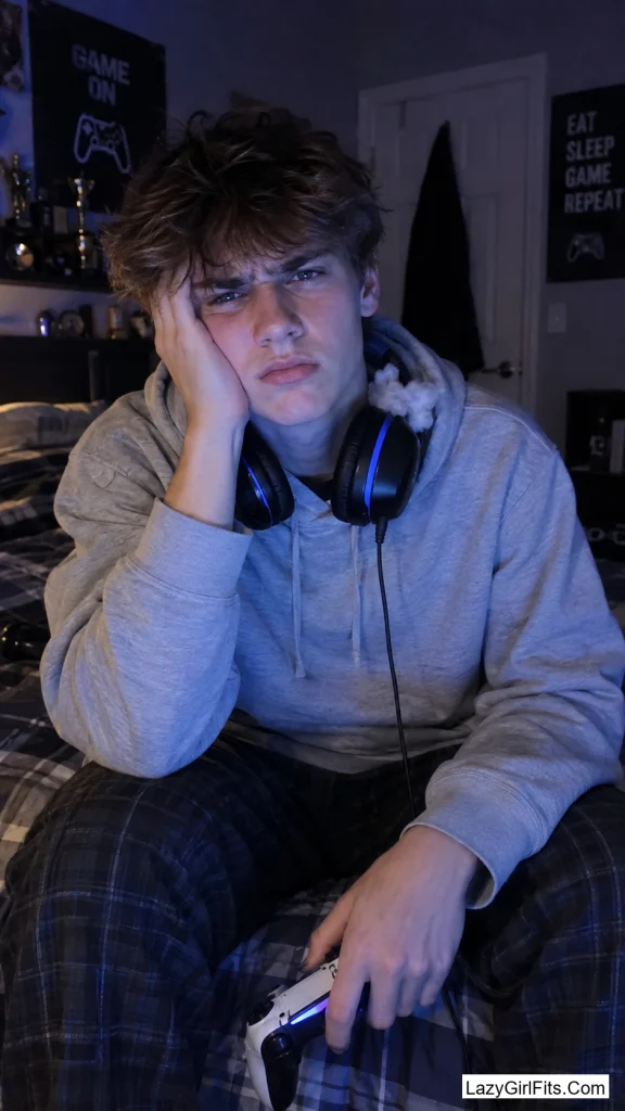 Rage-Quit Gamer, Headset Still Smoking