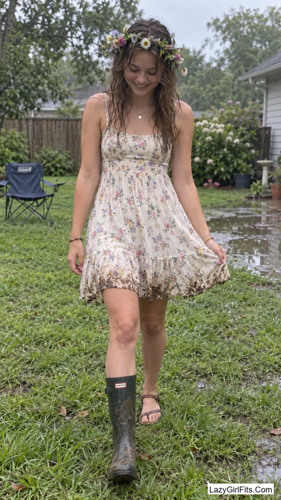 Rained-Out Garden Party