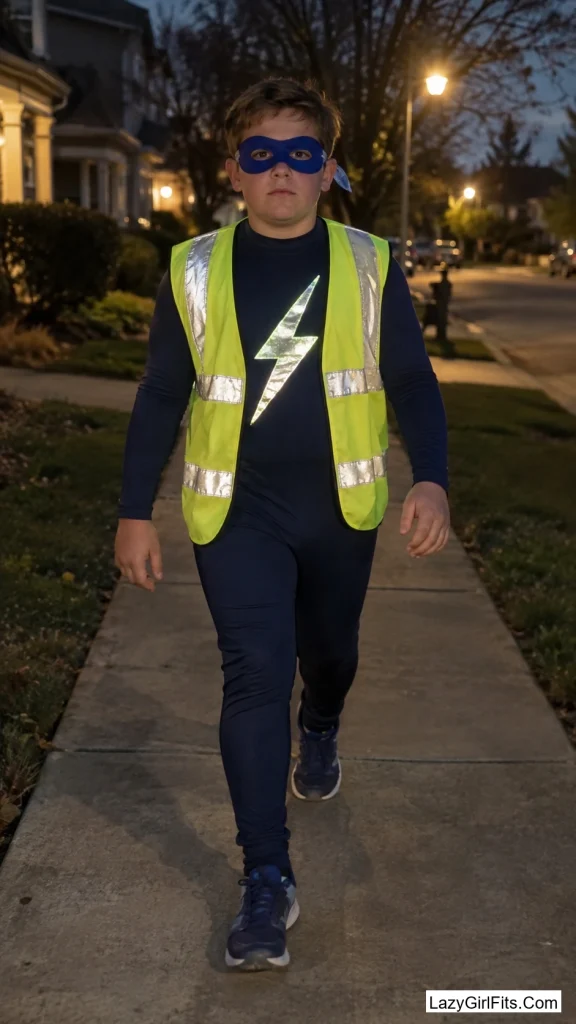 Reflective Safety Vest Superhero