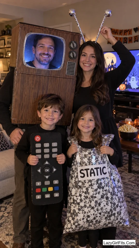 Static on an Old Television Set