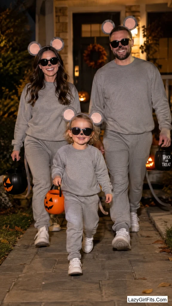 Three Blind Mice in Grey