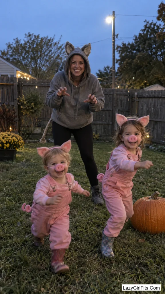 Three Little Pigs, Overalls Edition