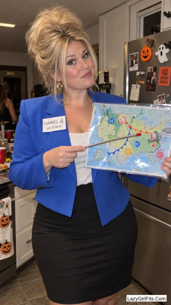 Vintage TV Weather Girl