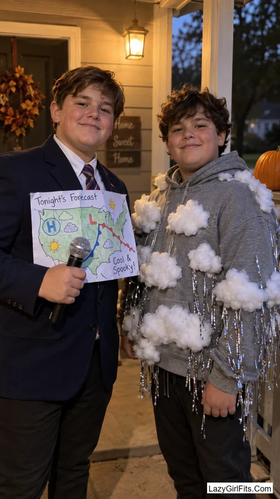 Weatherman and Storm Cloud Pair
