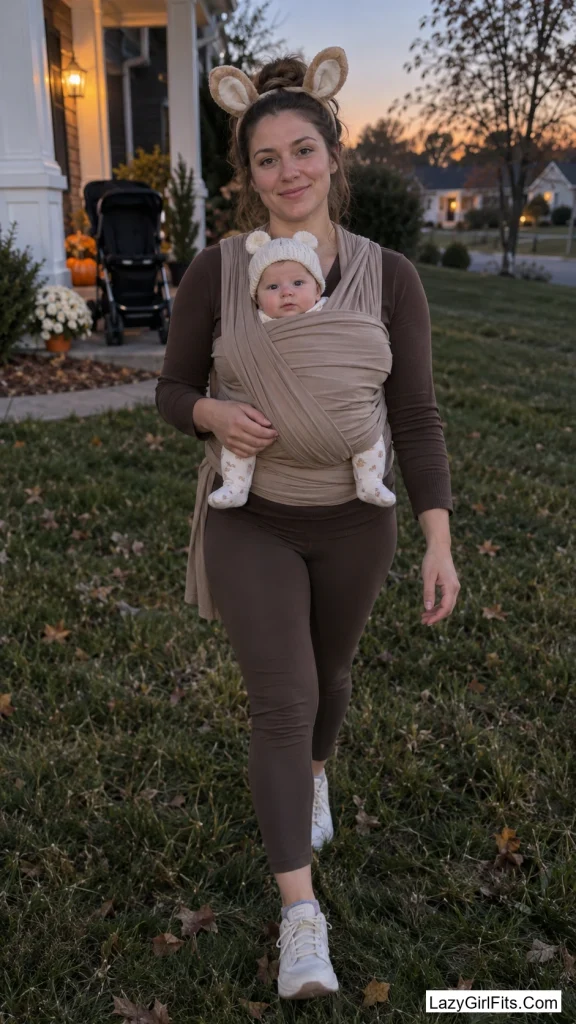 Wrap Carrier Turned Kangaroo Pouch