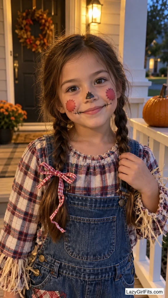 A Button Nose and Rosy Cheeks for a Rag Doll Look