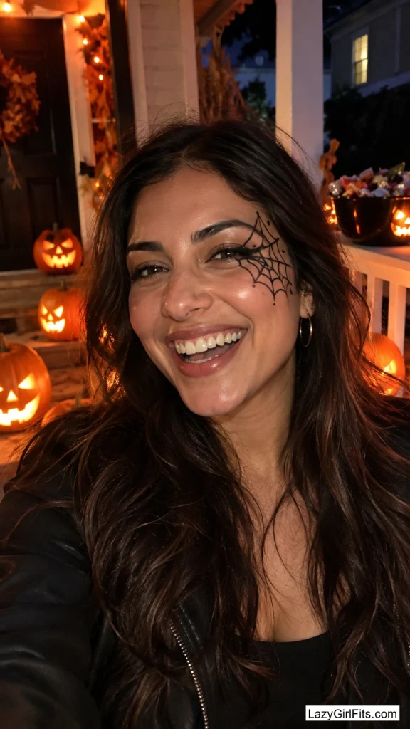 A Simple Spider Web Around One Eye