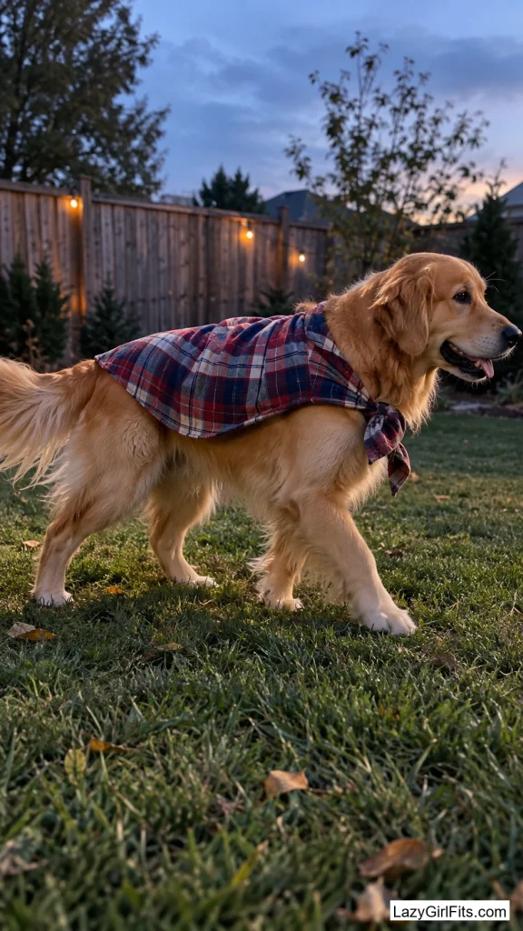 Backward Flannel Cape