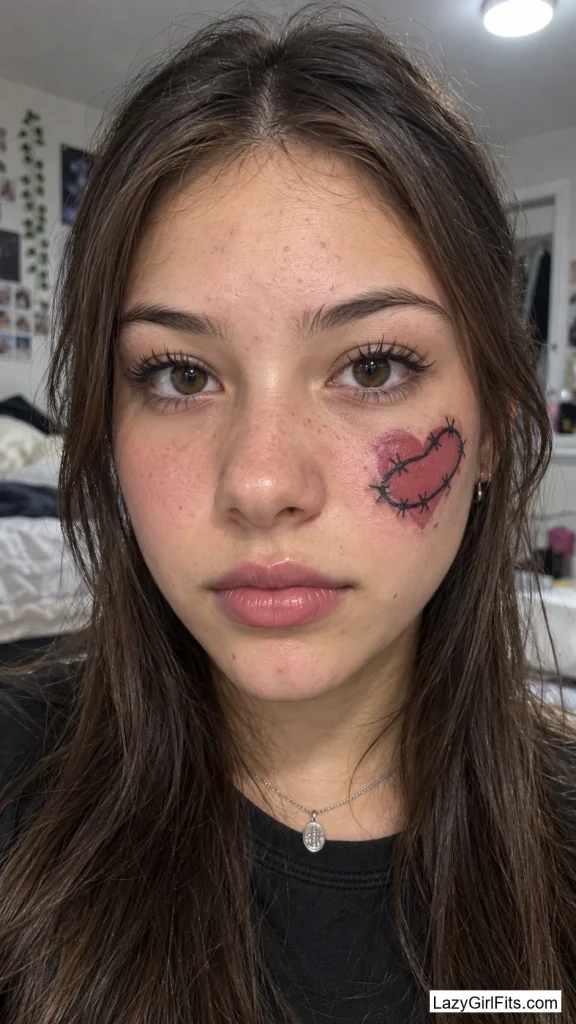 Barbed-Wire Heart Blush