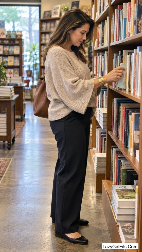 Batwing Sleeve Sweater with a Single Statement Cuff