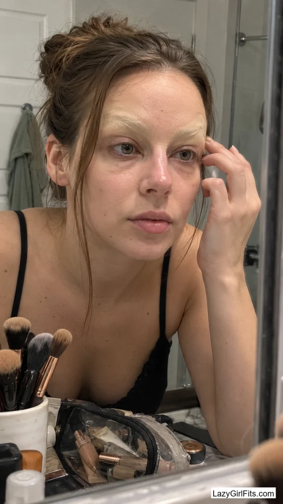 Blackout Brows With a Bare Face