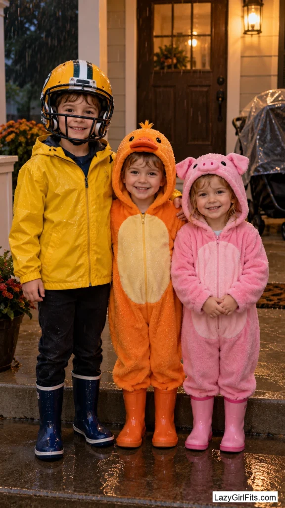 Chicken Little's Barnyard Rain-Gear Crew