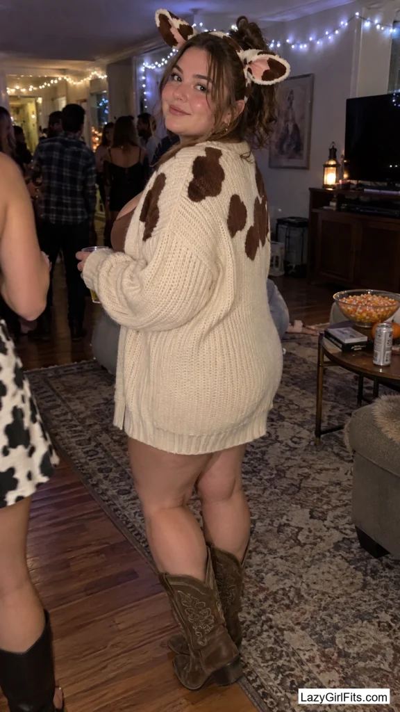 Chunky Cardigan Highland Cow