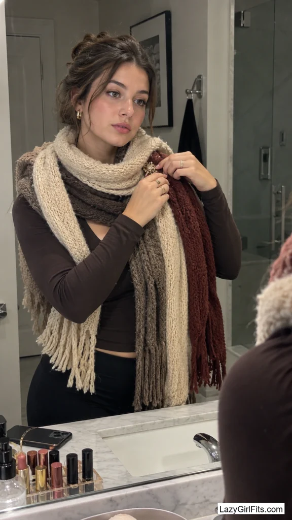 Chunky Scarf Mummy Wrap