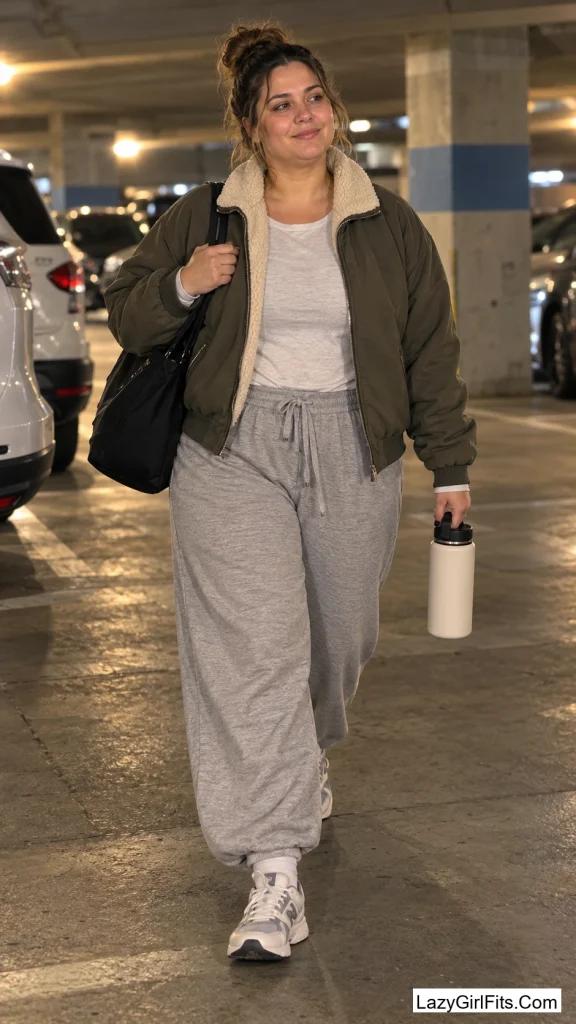 Compression-Friendly Joggers With a Fleece Bomber