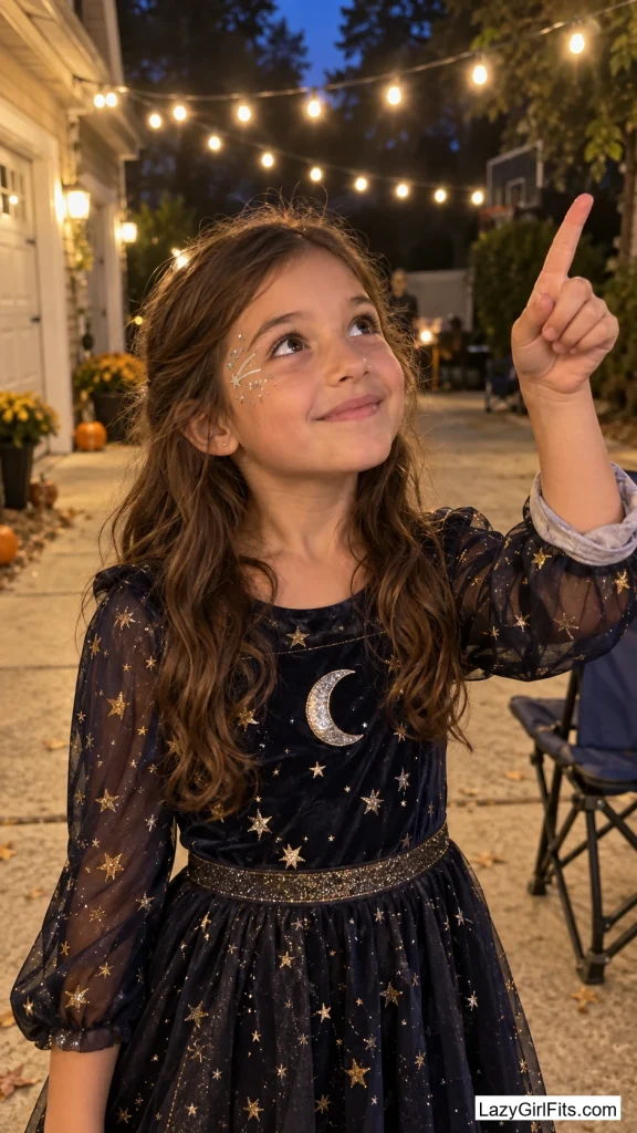 Constellation Freckles With a Shooting Star