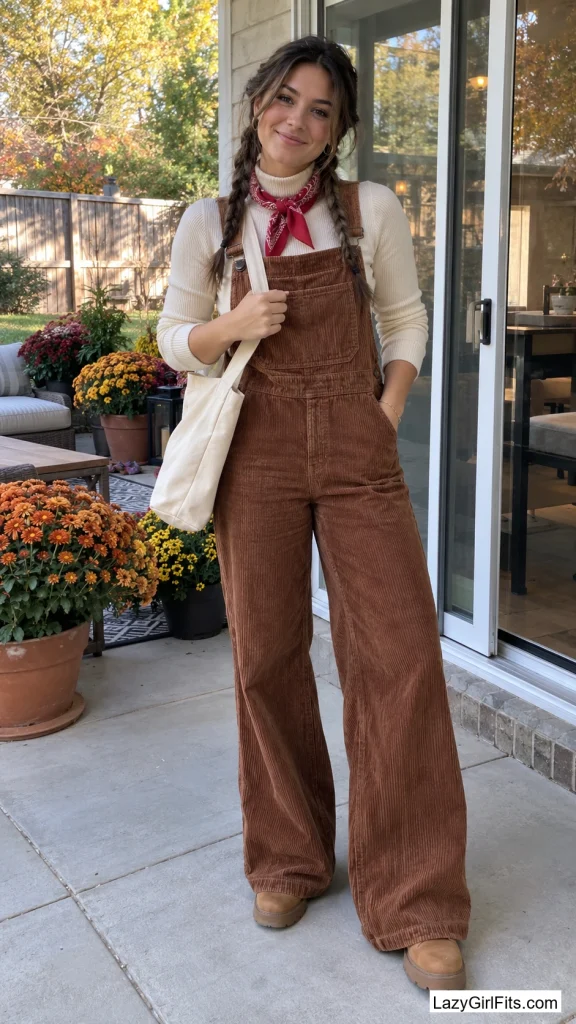 Corduroy Overalls Apple Picker