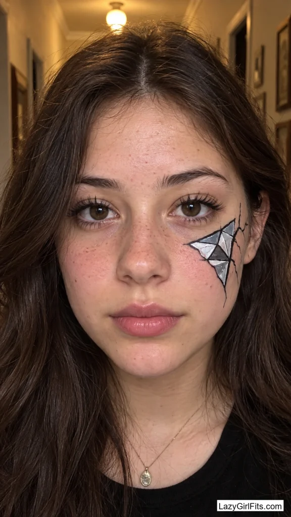 Cracked-Mirror Shard Cheek