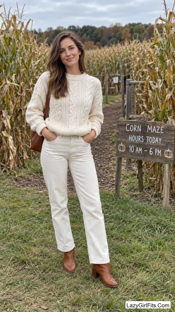 Cream-on-Cream, Kept to the Mowed Path on Purpose