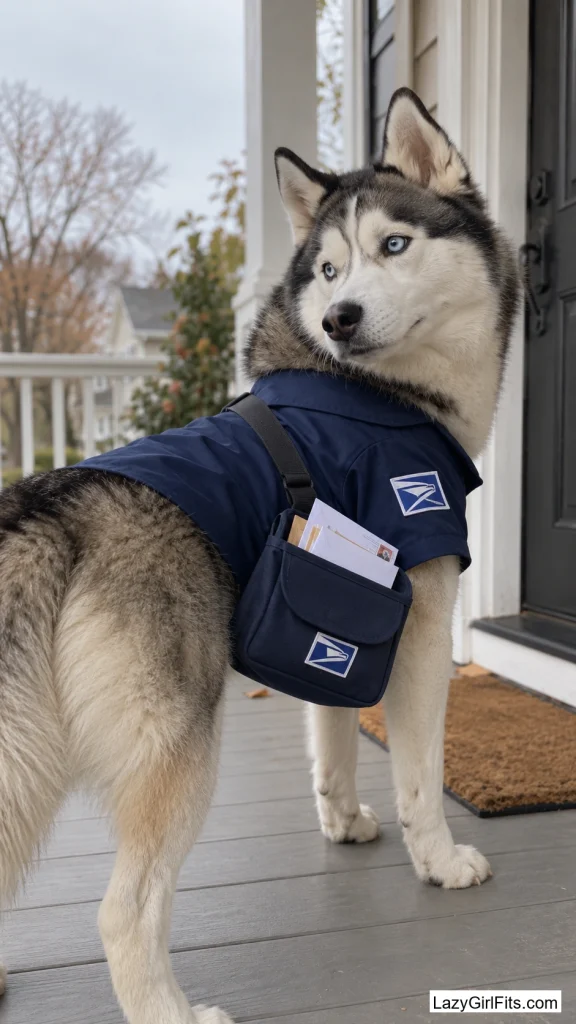 Dog Mail Carrier Costume