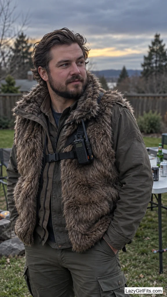 Faux Fur Vest Storm Chaser