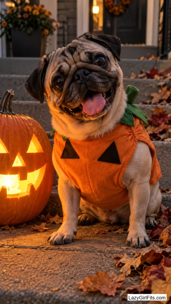 Felt-Stem Pumpkin Vest