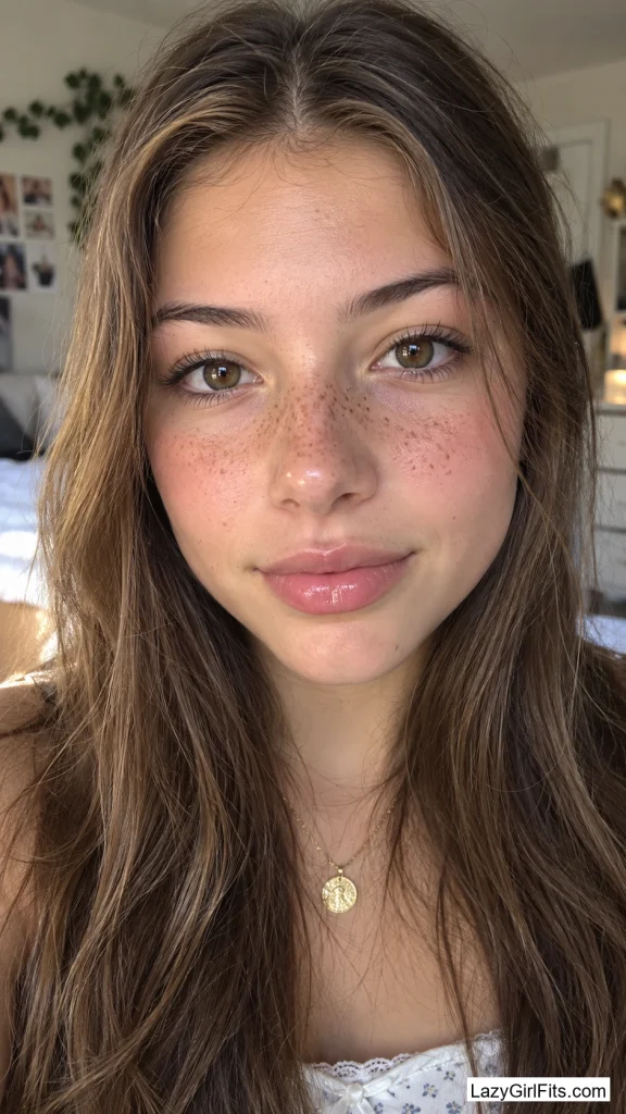 Freckled Fawn With a Glossy Nose