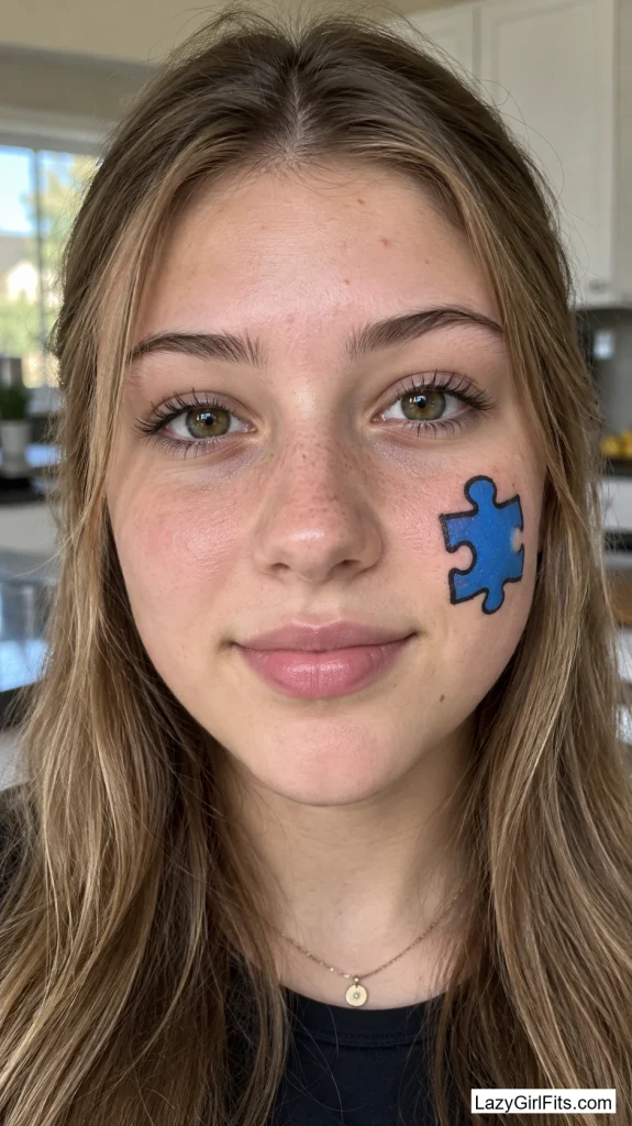 Matching Jigsaw Cutout Cheeks