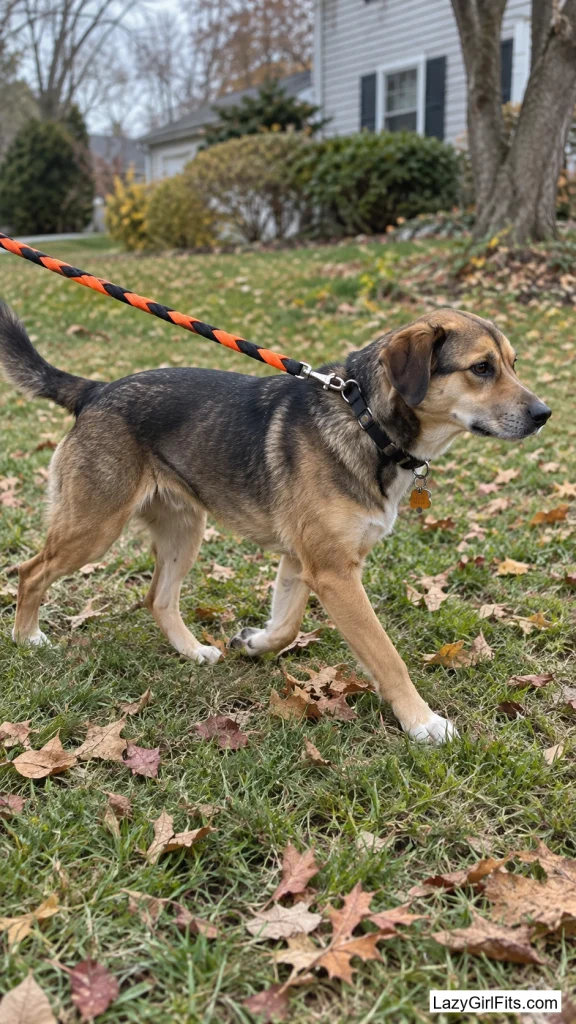 Ribbon-Wrapped Leash