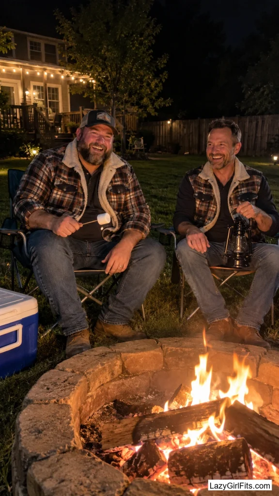 Sherpa Vest Campfire Dads