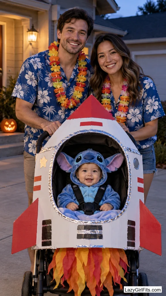 Stitch's Ohana With a Stroller-Riding Experiment 626